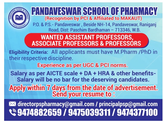 Pandaveswar School of Pharmacy